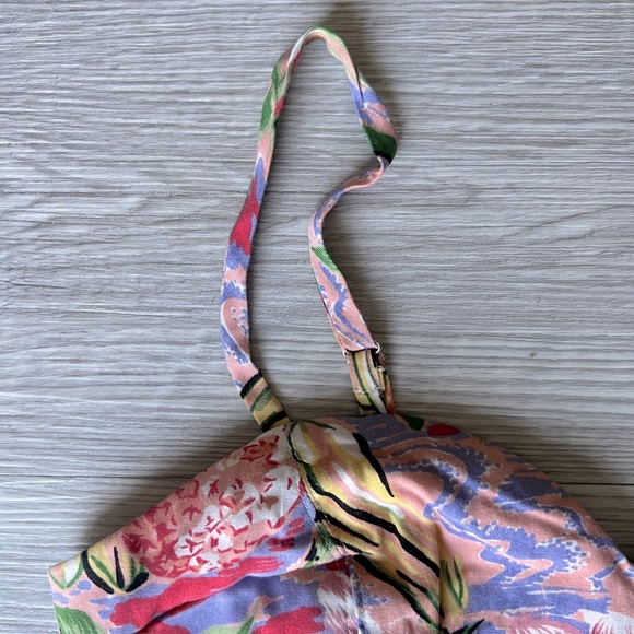 LF tropical print crop top size XS NWT - Picture 6 of 16